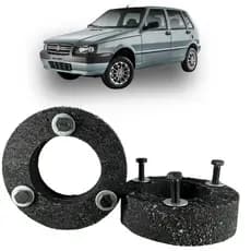 Kit Elevação Dianteira Fiat Uno Quadrado 5cm