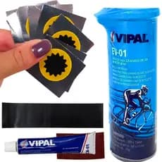 Kit De Reparo E Remendo Manutenção Para Bicicletas Com Remendo Estrela Bike