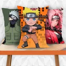 Almofada personalizada enfeite decoração Naruto shippuden personagem anime presente aniversario lembrancinhas infantil