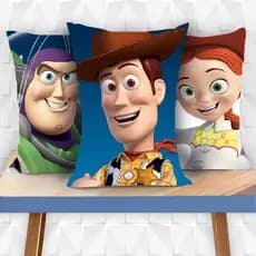 Almofada decorativa Toy Story - Xerife Wood - Buzz Lightyear - Sr Cabeça de Batata - Rex - Jessie (presente criativo top