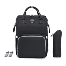 Mochila Bolsa Maternidade Lequeen Original Porta mamadeira Fralda Menina Menino