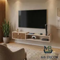 Rack Bancada Suspensa Com Porta Sala Escritório Quarto Parede TV Até 60 polegadas 180 150 120 /90 cm