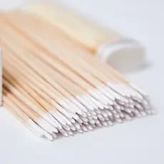 Kit de Palitos com Algodão Multiuso - Acessório Perfeito para Cílios, Henna e Unhas