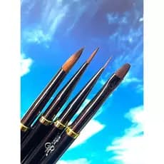Pincéis luxo nail fibra de vidro