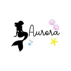 Adesivo para decoração infantil sereia do mar, estrelas conchas