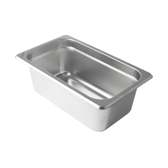 Cuba GN Inox 1/4 x 100 para buffet, sorveteria, eventos