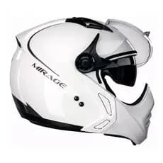 Capacete Moto Peels Mirage Classic Branco Brilho Open Face