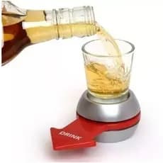 Copo Shot Seta Giratoria Jogo Roda Roleta Vira Vira Copinho Tequila Uisque Bar