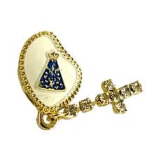 Broche Nossa Senhora Aparecida Para Sombreiro Chapéu