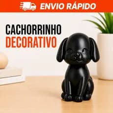 Cachorrinho Decorativo Moderno | Enfeite Cachorro Minimalista | Sala Escritório Quarto