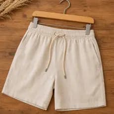 Short Linho Super Premium Masculino Bermuda Mauricinho Ideal Para Praia Leve e Confortável