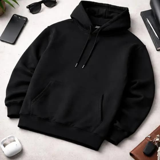 Moleton Canguru Masculino Jaqueta Flanelada Blusa de Frio Com Capuz e Bolso com Conforto Qualidade e Estilo Street