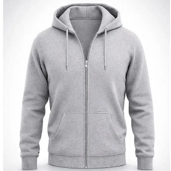 Moletom de Zíper Aberto Feminino e Masculino Jaqueta Estilosa com Bolso Canguru Blusa de Frio inverno