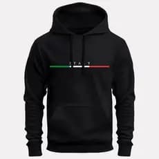 Moletom Masculino Italy Italia País Canguru Capuz Bolso Confortavel Unisex