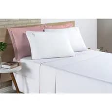 Jogo de cama liana casal 4 peças micropercal 200 fio premium