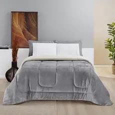 Cobertor KING Embalagem de Ziper GROSSO duplaface sherpa manta flannel coberdrom otimo para presente