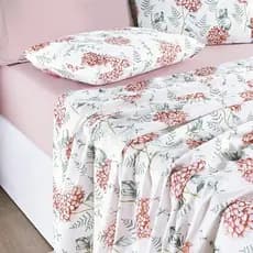 Jogo de Lençol CASAL estampado 4 peças percale 200 fios