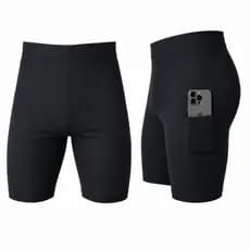 Bermuda Ciclismo Masculina Segu Pele Jogador de Futebol UV50 Treino Cueca Secagem Rápida Com Bolsos Laterais