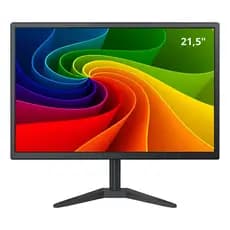 Monitor Brasuu Office 21,5” 75Hz Full HD HDMI/VGA Preto