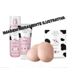 kit Deleite Mini - o Boticário (Body Splash Deleite + loção hidratante + sabonete)