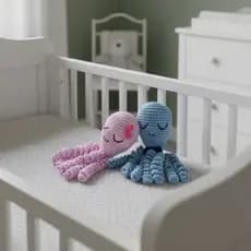 Polvo de amigurumi crochê / recém-nascido