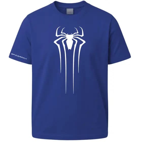Camiseta Masculina 100% Algodão Premium Estampa Aranha Camisa Blusa Streetwear