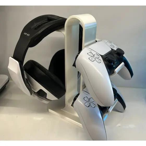 Suporte Controle PS5 2 controles impressão 3d presente jogos
