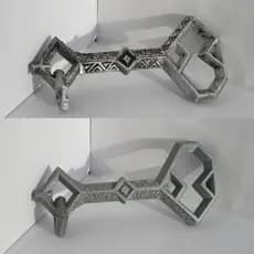 Chave de Erebor Cosplay Impressão 3d