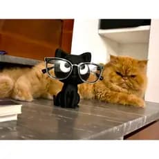 Porta Óculos Gatinho Fofo Impressão 3d presente