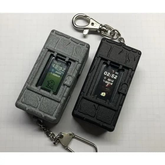 Case Vital bracelet digimon Impressão 3d preto