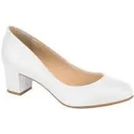 Sapato Social Feminino Beira Rio Conforto Original Napa Branco Super Confortável 4777.309