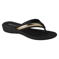 CHINELO BEIRA RIO NAPA PREMIUM PRETO SALTINHO BAIXO ESPORÃO SUPER LEVE