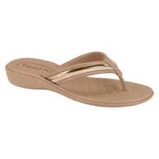 CHINELO BEIRA RIO NAPA PREMIUM BEGE\NUDE SALTINHO BAIXO ESPORÃO SUPER LEVE ANTIDERRAPANTE