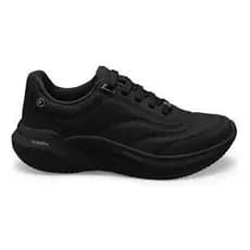 TÊNIS ESPORTIVO FEMININO KOLOSH E0561 NAPA PELICA PRETO CALCE FÁCIL ELÁSTICO SOLADO EVA FIT SUPER LEVE