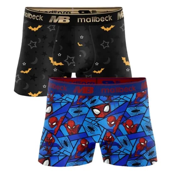 Kit 5 A 10 Cueca Box Boxer Infantil Criança Forro 100% Algodão Menino