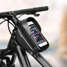 Bolsa Quadro Bicicletal Impermeável Suporte Celular Bike Touchscreen