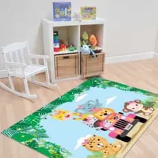 Tapete Infantil Decorativo 1,35M X 1M Varios Personagens Lindo