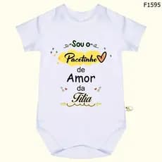 Body Bebê Frases Sou o Pacotinho de Amor da Titia SF1595