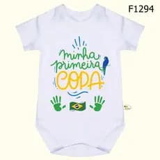 Body Bebê Minha Primeira Copa SF1294