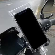Alta Sensibilidade Telefone Capa De Chuva Da Motocicleta Guiador Saco Titular Ciclismo À Prova Dwaterproof Água Móvel F7