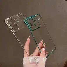 Capa Luxuosa Transparente Sem Moldura Ultrafina Para Redmi Note 12 13 14 Pro + Turbo Duro 3 4 Dura