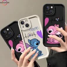 Criativo Pintado Bonito Amor Casal Ponto Anjo Caso De Telefone Compatível Para Tecno Faísca GO1 30C Camon 30 Pro POP 9 7