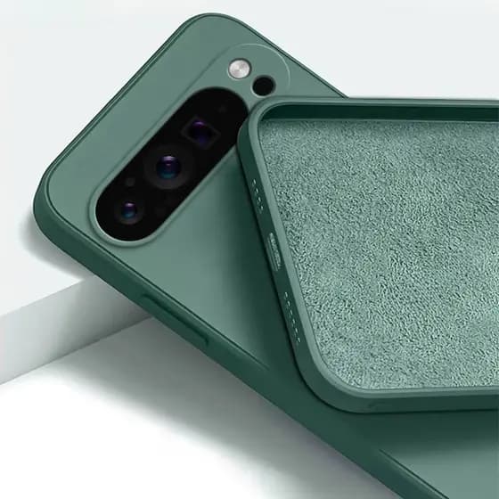 Compatível Para Google Pixel 10 9 8 7 Pro XL 9A 8A 7A Caso Macio Luxo Original Quadrado Líquido Silicone Telefone Capa