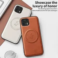 Capa Magnética De Couro Para Motorola Moto Edge 20 Lite Capas Protetoras À Prova De Choque De Carga Sem Fio