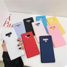 Capa De Celular Flexível Ultra Fina Em Tpu Com Cores Pastéis Para Samsung Galaxy Note 10 + Note 9 Note 8 Note 5