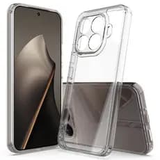 Invólucro Para Xiaomi 15T Pro HD Transparente À Prova De Choque Capa Ultrafina De TPU Macio