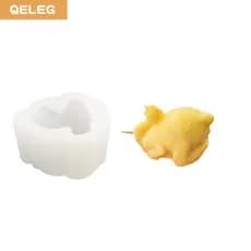 Frango Pochê Inovador QELEG ‌   Molde de Silicone para Mousse, Molde Criativo para Sobremesas e Sorvetes, Molde de Silic