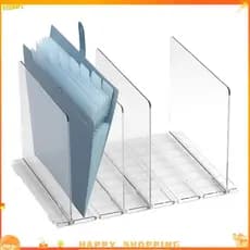 Organizador Classificador De Arquivos De Mesa Acrílico , 4 Compartimentos , Organizadores De Correio Para , Desktop , Pr