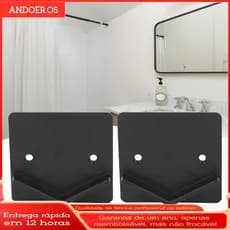 Suporte para haste de cortina de chuveiro ABS e pasta retentor de montagem PP para banheiro
