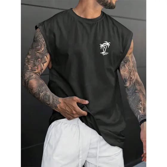 Regata Machão Coqueiro 100% Algodão confortável 30.1 envio rapido